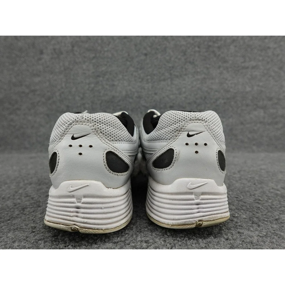 Nike P-6000 Running Shoes Mens 10.5 Silver Black Y2K Retro Mesh‎ CD6404-006